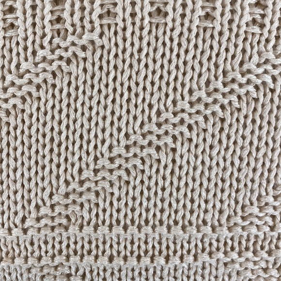 Zara Man Cream Cable Knit Sweater - Picture 4 of 16